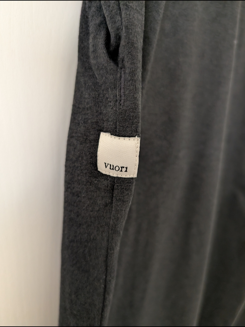 Vuori Womens Small Halo Essential Wide Leg Pants Black Athleisure Activewear - Picture 6 of 8